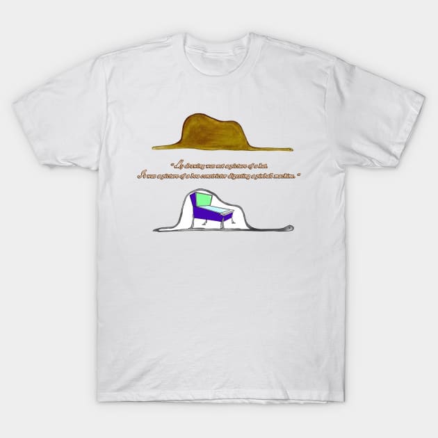 SNAKE, HAT, PINBALL, The Little Prince T-Shirt by Uwantmytees